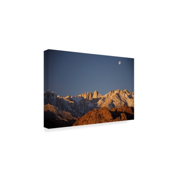 American School 'Alabama Hills Moonrise' Canvas Art,16x24